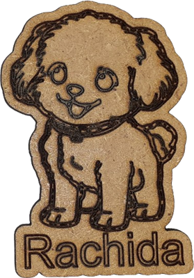 Magnet - Bichon personnalisable